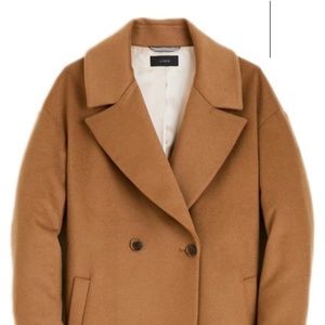J. Crew Relaxed topcoat in Italian Wool-Cashmere S